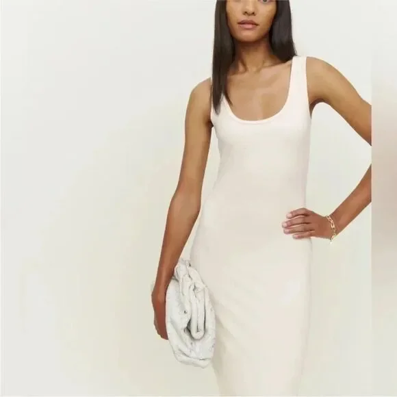 NWT REFORMATION Nero Knit Dress Size XL $148 - Picture 5 of 6